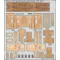 Eduard Accessory B-17F wooden floors & ammo boxes for HKM 1:48 (491201)