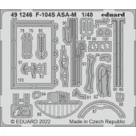 Eduard Accessory F-104S ASA-M for KINETIC 1:48 (491246)