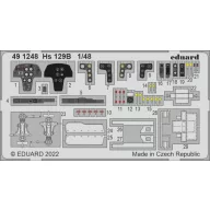   Eduard Accessory Hs 129B for HOBBY 2000/HASEGAWA 1:48 (491248)