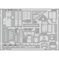 Eduard Accessory Mi-35M interior for ZVEZDA 1:48 (491308)
