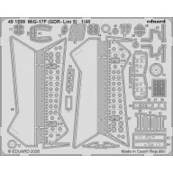   Eduard Accessory MiG-17F (GDR - Lim 5) for Kinetic 1:48 (491599)