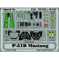  Eduard Accessory P-51D Mustang für Tamiya Bausatz 1:48 (49216)