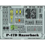   Eduard Accessory P-47D Razorback für Tamiya Bausatz 1:48 (49226)