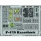 Eduard Accessory P-47D Razorback für Tamiya Bausatz 1:48 (49226)