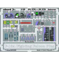   Eduard Accessory F-16A Plus Fighting Falcon interior für Hasegawa Bausatz 1:48 (49276)
