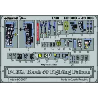   Eduard Accessory F-16CJ Block 50 Fighting Falcon, Für Tamiya Bausatz 1:48 (49383)