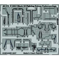   Eduard Accessory F-16CJ Block 50 Fighting Falcon undercarriage für Tamiya Bausatz 1:48 (49390)