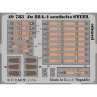   Eduard Accessory Ju 88A-4 seatbelts STEEL for ICM 1:48 (49783)