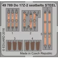   Eduard Accessory Do 17Z-2 seatbelts STEEL for ICM 1:48 (49789)