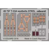   Eduard Accessory T-33A seatbelts STEEL für Great Wal. 1:48 (49797)