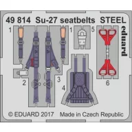   Eduard Accessory Su-27 seatbelts STEEL for Hobby Boss 1:48 (49814)