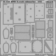   Eduard Accessory HMS X-craft submarine for Merit 1:35 (53153)