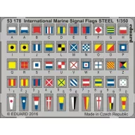   Eduard Accessory International Marine Signal Flags STEEL 1:350 (53178)