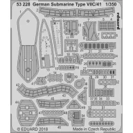   Eduard Accessory German Submarine Type VIIC/41 for Revell 1:350 (53228)