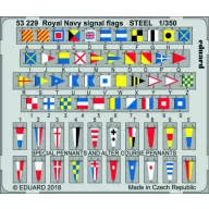 Eduard Accessory Royal Navy signal flags STEEL 1:350 (53229)