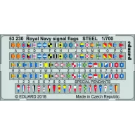 Eduard Accessory Royal Navy signal flags STEEL 1:700 (53230)