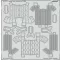 Eduard Accessory Akagi rear columns, for HASEGAWA 1:350 (53277)