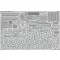 Eduard Accessory USS Missouri BB-63 part 2 1/350 HOBBY BOSS 1:350 (53293)