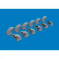   Eduard Accessory Bf 109G-5/6 exhaust stacks PRINT for Airfix 1:24 (624011)