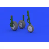 Eduard Accessory Me 262 wheels for Trumpeter 1:32 (632031)