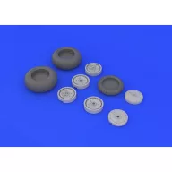 Eduard Accessory Me 262 wheels for Trumpeter 1:32 (632031)