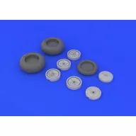 Eduard Accessory Me 262 wheels for Trumpeter 1:32 (632031)