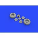 Eduard Accessory Spitfire Mk.IX wheels 5-spoke f.Revell 1:32 (632107)
