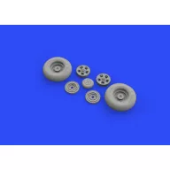   Eduard Accessory Spitfire Mk.IX wheels 5-spoke f.Revell 1:32 (632107)