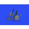 Eduard Accessory Bf 108 wheels for Eduard Accessory 1:32 (632150)
