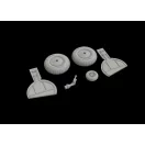Eduard Accessory Bf 108 wheels for Eduard Accessory 1:32 (632150)