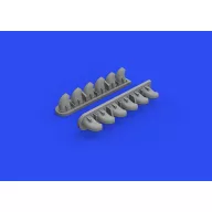   Eduard Accessory P-40E exhaust stacks for Trumpeter 1:32 (632161)