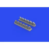   Eduard Accessory P-40E exhaust stacks for Trumpeter 1:32 (632161)