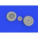 Eduard Accessory Bf 109G-2 wheels 1/32 for REVELL 1:32 (632186)