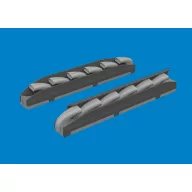   Eduard Accessory Bf 109K-4 exhaust stacks PRINT for Kotare 1:32 (632207)