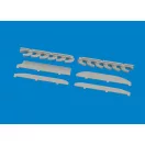 Eduard Accessory Bf 109K-4 exhaust stacks PRINT for Kotare 1:32 (632207)