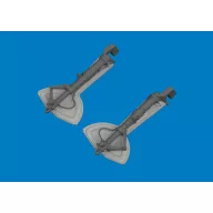   Eduard Accessory Bf 109G undercarriage legs PRINT for Revell 1:32 (632214)