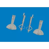  Eduard Accessory Bf 109G undercarriage legs PRINT for Revell 1:32 (632214)