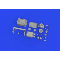   Eduard Accessory Sd.Kfz. 251/1 Ausf. C radio equipment dark yellow PRINT 1/35 ACADEMY 1:35 (635035)