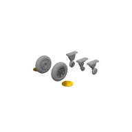   Eduard Accessory F4F-4 w/ late wheels LööKplus ACADEMY 1:48 (644304)