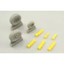 Eduard Accessory F-22A wheels für Hasegawa 1:48 (648017)