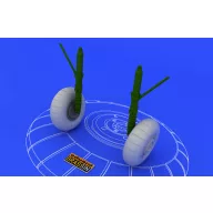   Eduard Accessory Bf 110 C/D main undercarriage wheels 1:48 (648052)