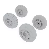  Eduard Accessory Bf 110 C/D main undercarriage wheels 1:48 (648052)