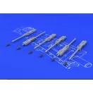Eduard Accessory Browning M-2 guns (6 pcs.) 1:48 (648075)