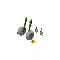   Eduard Accessory P-40E wheels block tread EDUARD 1:48 (6481059)
