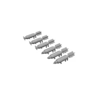   Eduard Accessory P-40 30lb frag bombs PRINT EDUARD 1:48 (6481078)