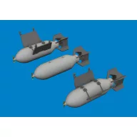   Eduard Accessory P-40 500lb M64 US bombs EDUARD 1:48 (6481079)