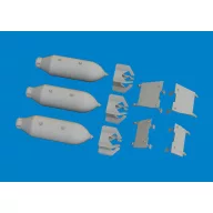   Eduard Accessory P-40 500lb M64 US bombs EDUARD 1:48 (6481079)