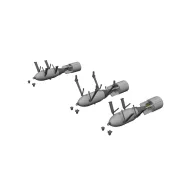   Eduard Accessory P-40 250lb MC British bombs PRINT EDUARD 1:48 (6481082)