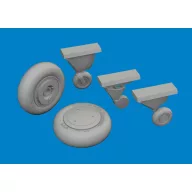 Eduard Accessory F4F-4 wheels early ACADEMY 1:48 (6481089)