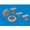 Eduard Accessory F4F-4 wheels late ACADEMY 1:48 (6481090)